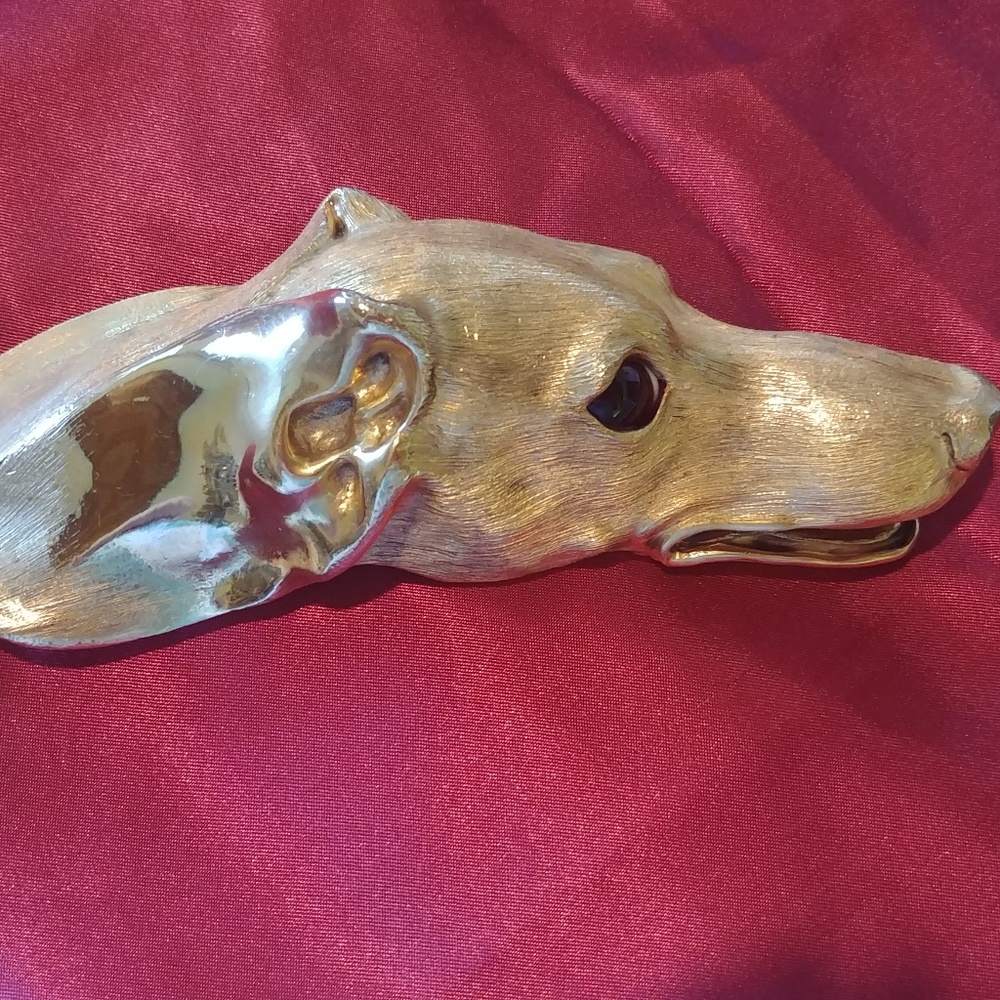 Christopher Ross haute culture 24 k belt buckle.